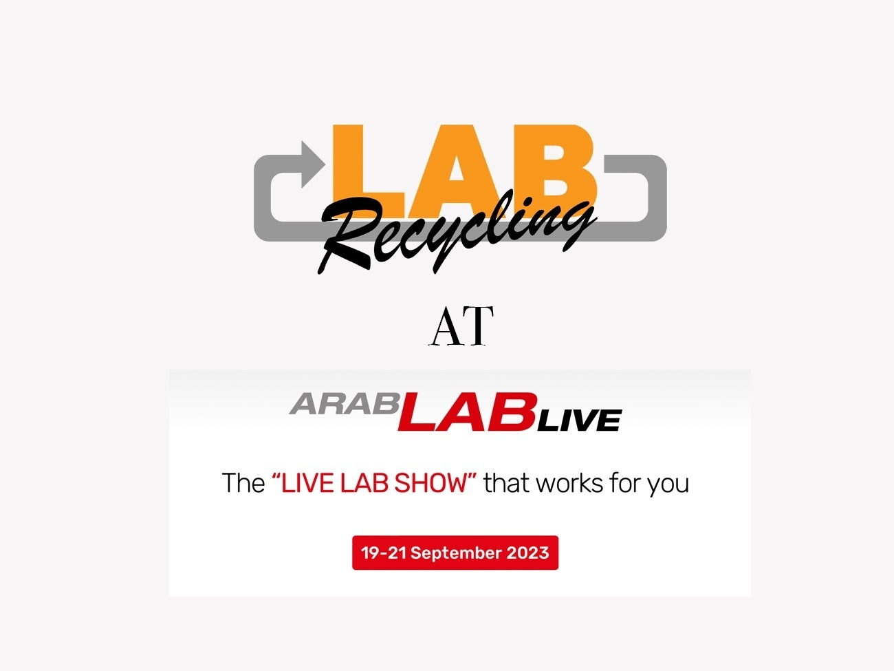 Labrecycling staat op Arablab 2023