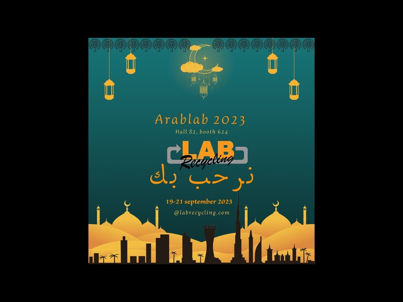 Labrecycling ist auf der Arablab 2023 präsent