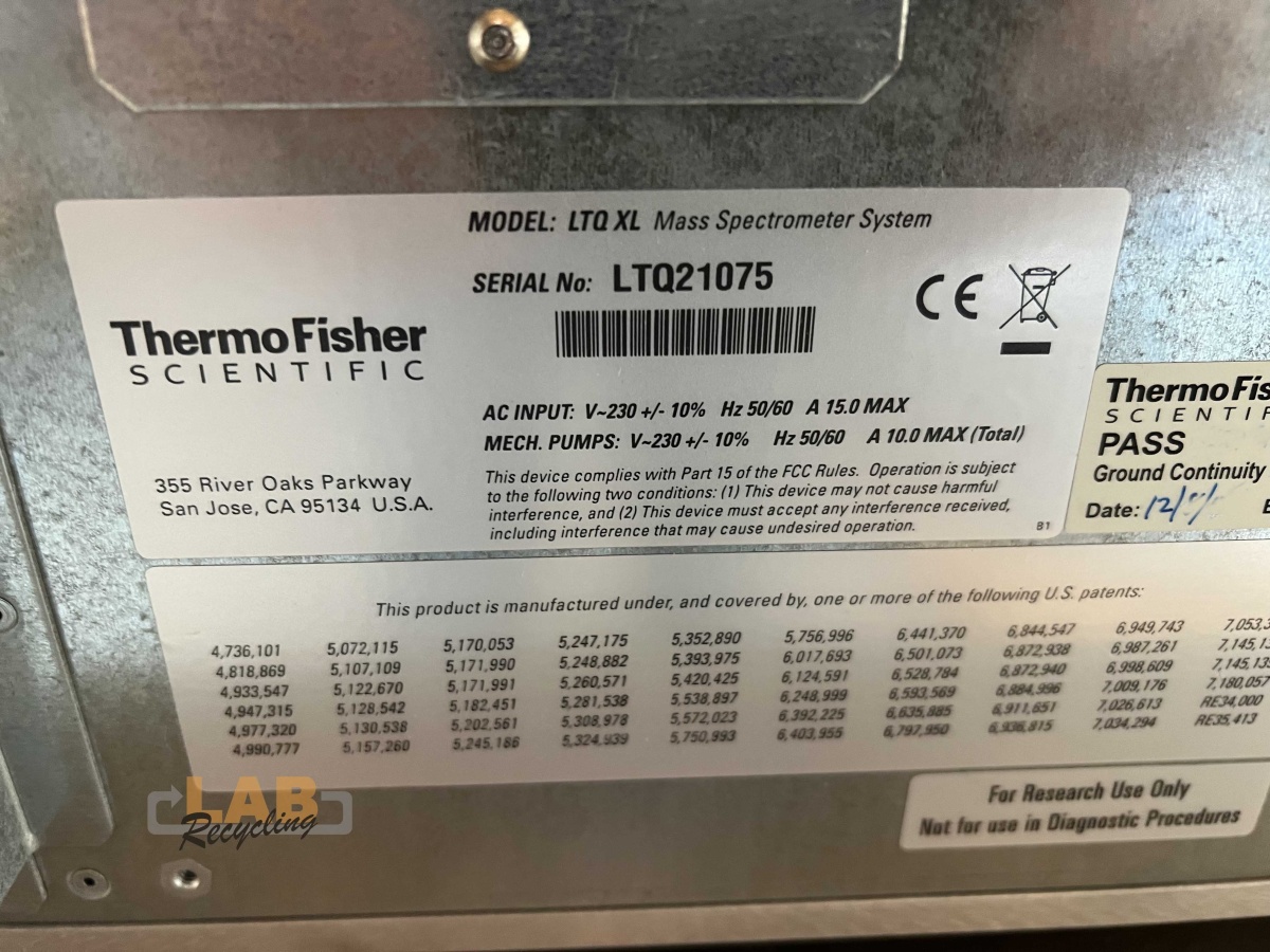 Buy or sell used Thermo Fisher LTQ XL at Labrecycling.com