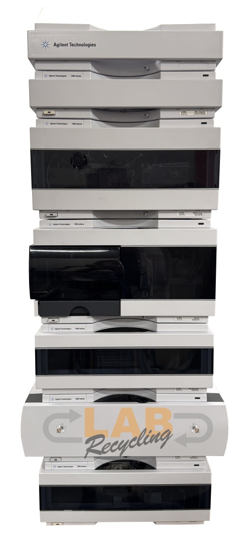 Agilent 1260 INFINITY system with the G1312B binary pump and G1314B VWD