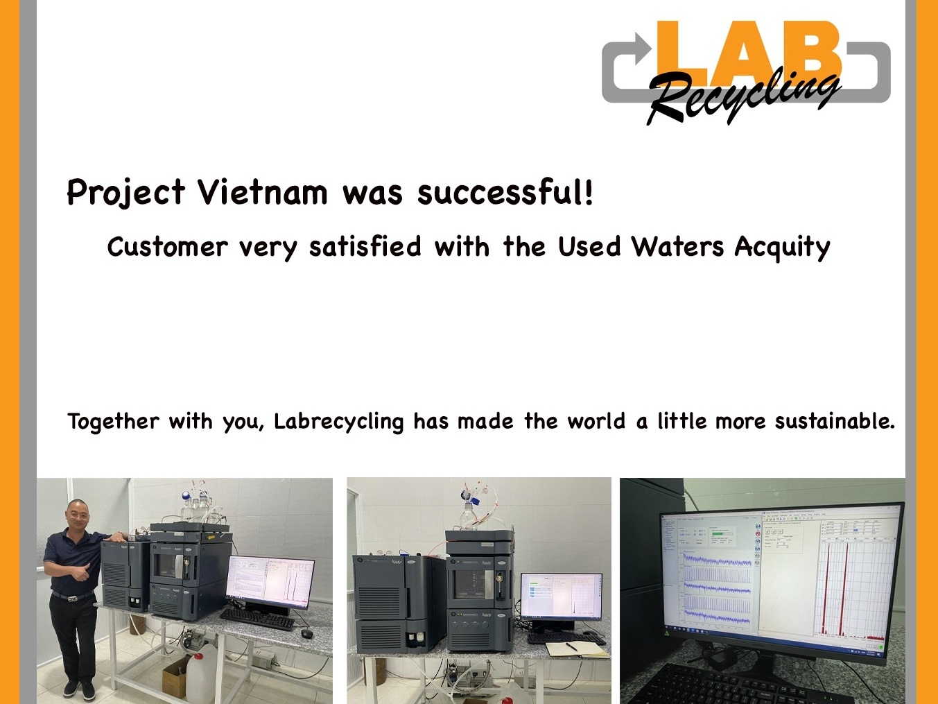 Waters Acquity successfully delivered to our customer in Vietnam